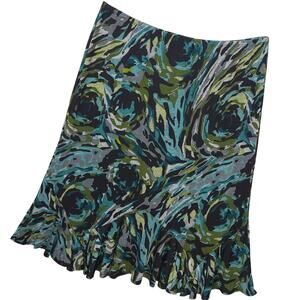 Notations Women's Midi Skirt Large Boho Artsy Hippie 90's Y2K Funky Gypsy Flowy